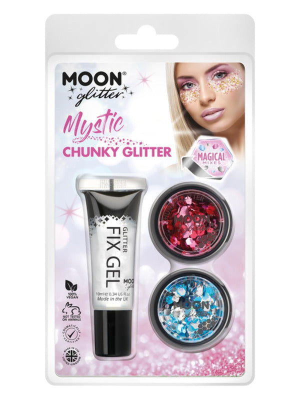 Moon Glitter Mystic Chunky Glitter, Clamshell Dress Loud