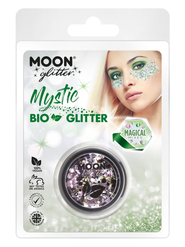 Moon Glitter Mystic Bio Chunky Glitter, Clamshell Dress Loud