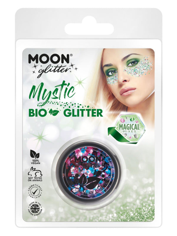 Moon Glitter Mystic Bio Chunky Glitter, Clamshell Dress Loud