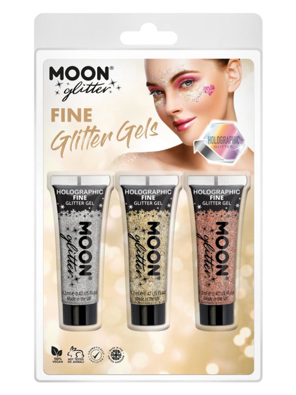 Moon Glitter Holographic Fine Glitter Gel, Dress Loud