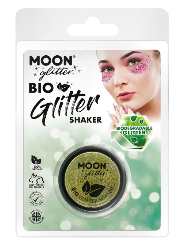 Moon Glitter Bio Glitter Shakers, Gold Dress Loud