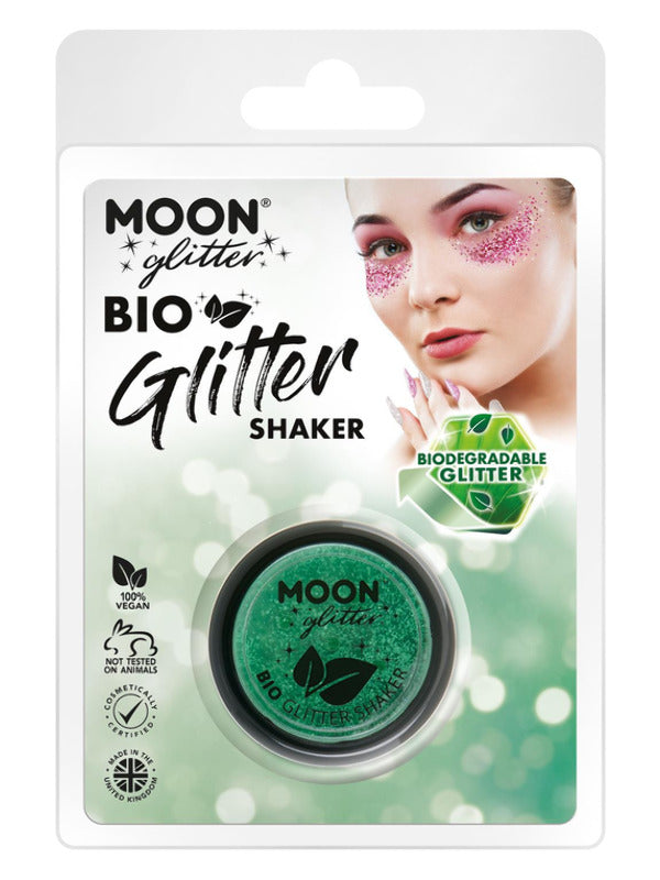 Moon Glitter Bio Glitter Shakers, Green Dress Loud