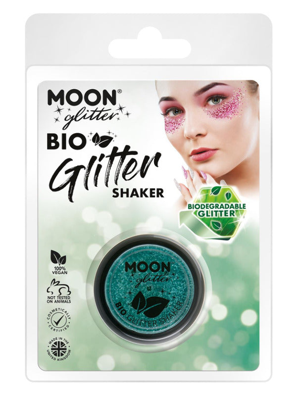 Moon Glitter Bio Glitter Shakers, Turquoise Dress Loud