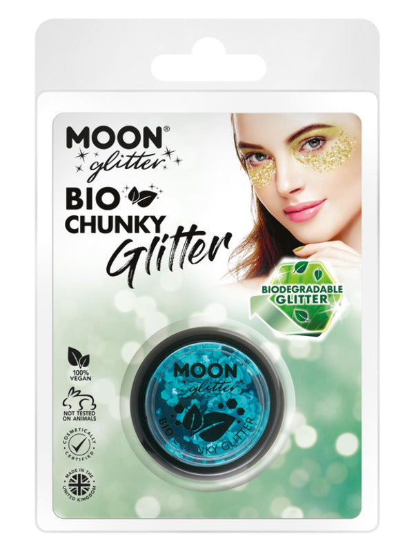 Moon Glitter Bio Chunky Glitter, Blue Dress Loud