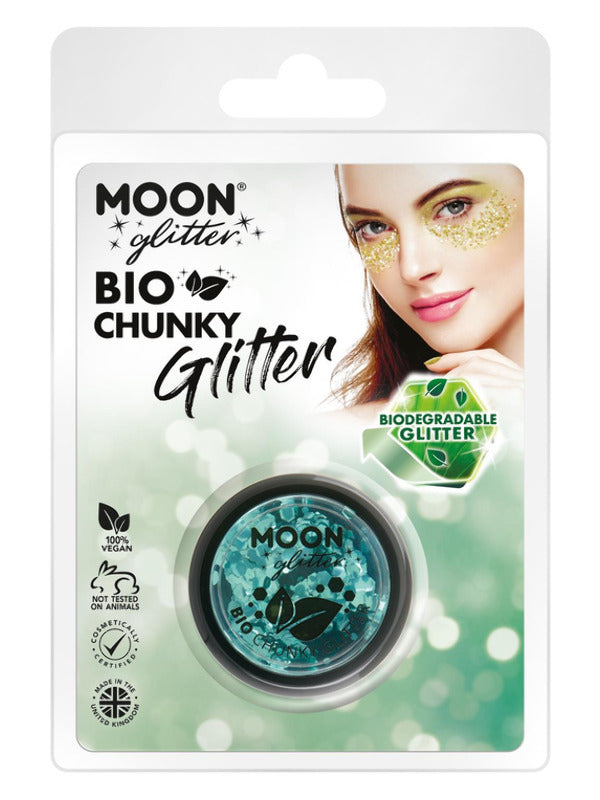 Moon Glitter Bio Chunky Glitter, Turquoise Dress Loud