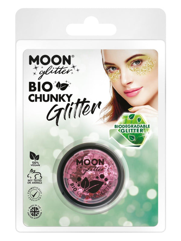 Moon Glitter Bio Chunky Glitter, Pink Dress Loud