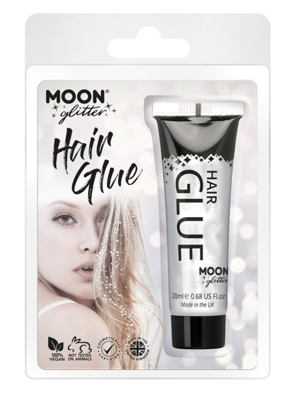 Moon Glitter Hair Glue, Clear Dress Loud