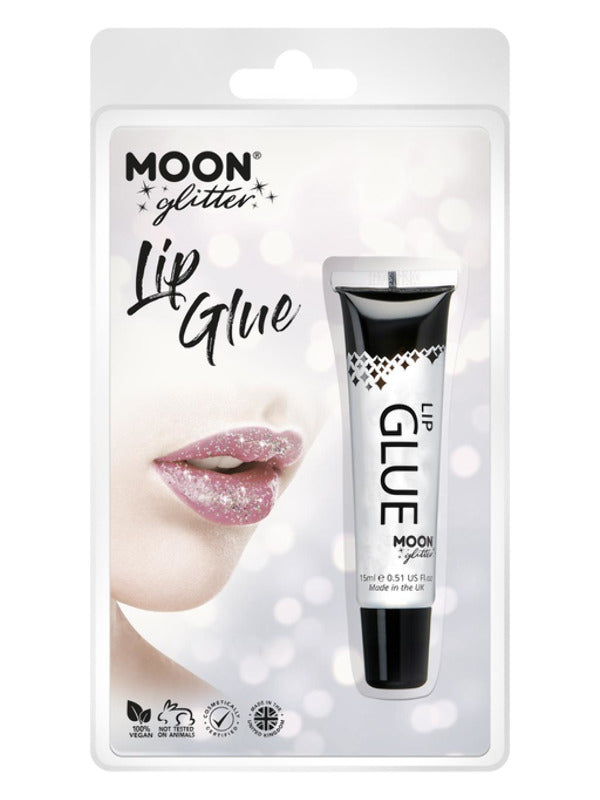 Moon Glitter Lip Glue, Clear Dress Loud