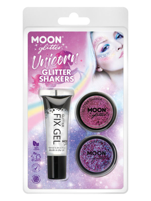 Moon Glitter Themed Clamshells, Pink Dress Loud