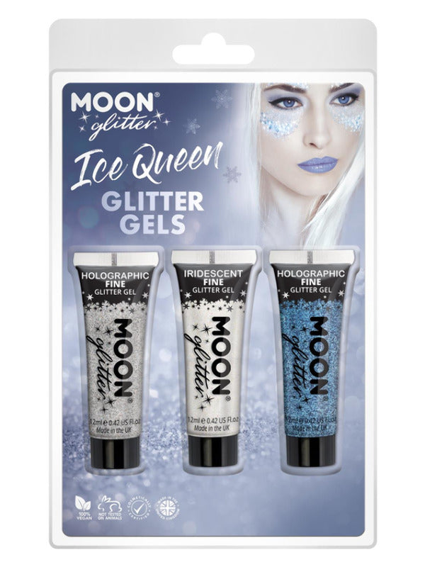 Moon Glitter Themed Clamshells, White Dress Loud
