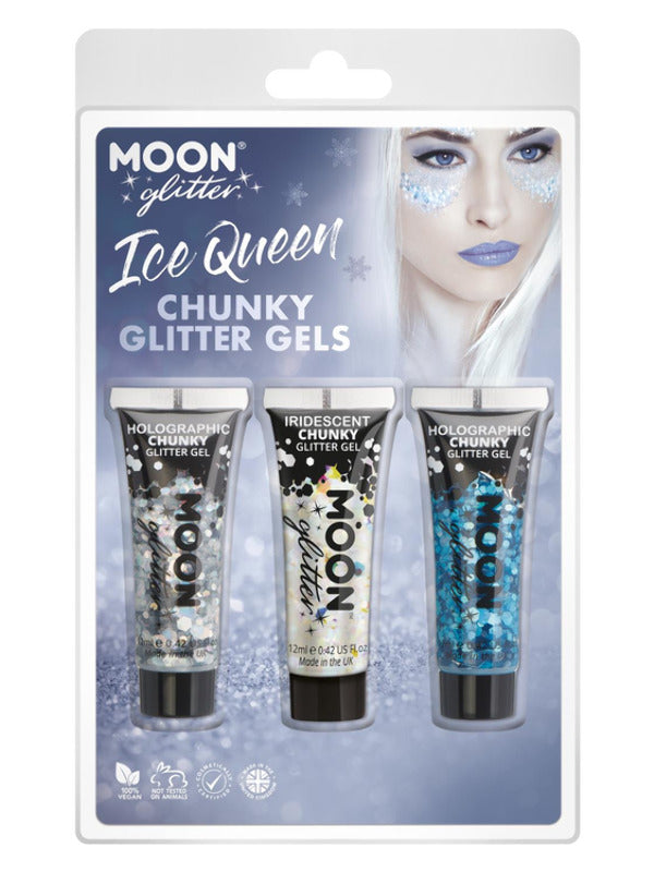 Moon Glitter Themed Clamshells, White Dress Loud