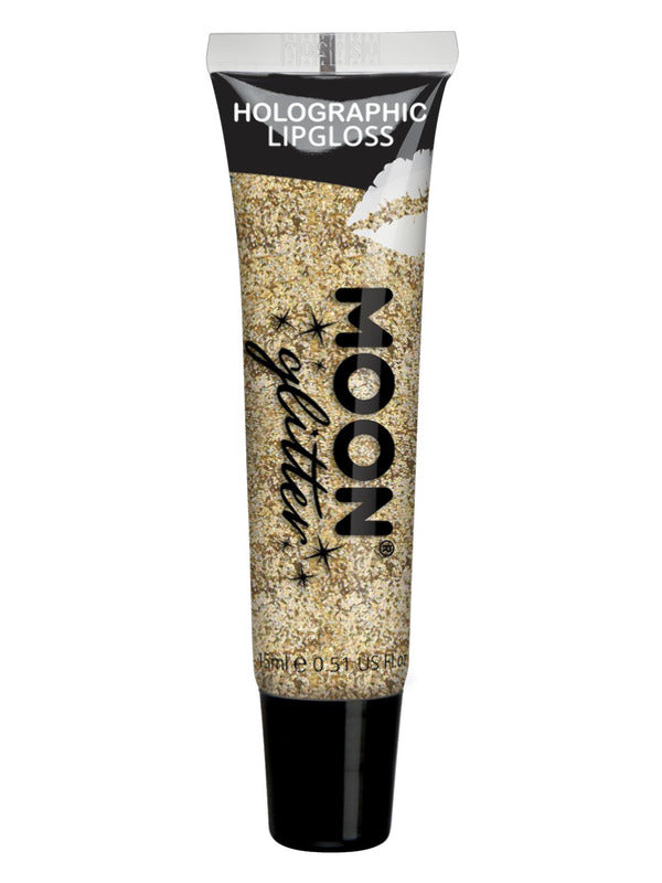 Moon Glitter Holographic Glitter Lipgloss, Gold Dress Loud