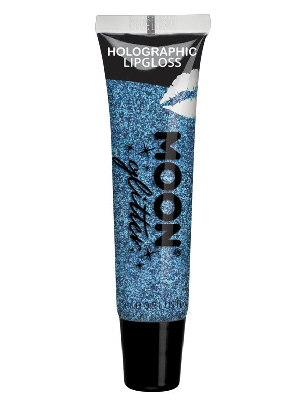 Moon Glitter Holographic Glitter Lipgloss, Blue Dress Loud