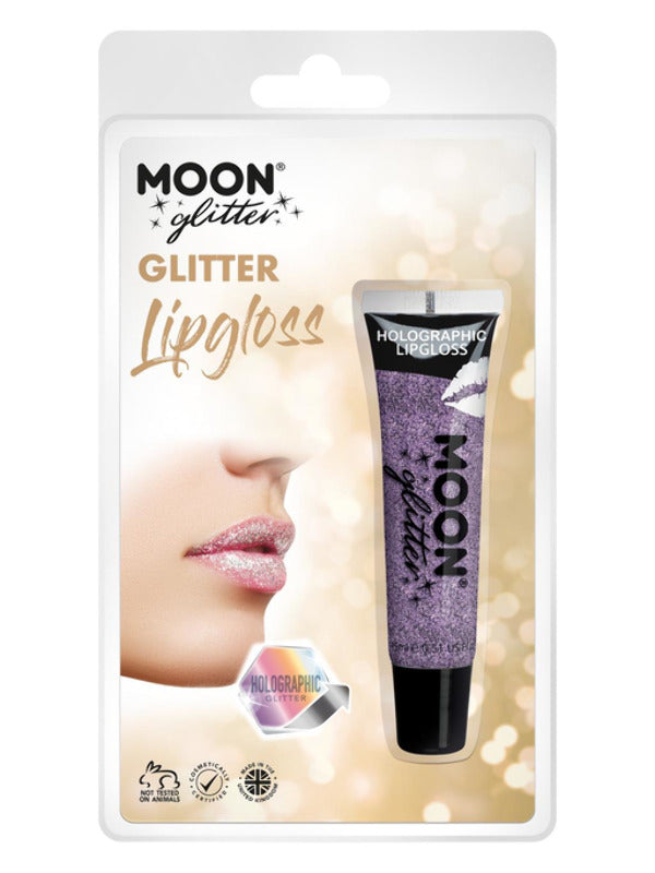 Moon Glitter Holographic Glitter Lipgloss, Purple Dress Loud