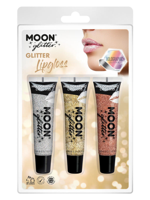 Moon Glitter Holographic Glitter Lipgloss, Dress Loud