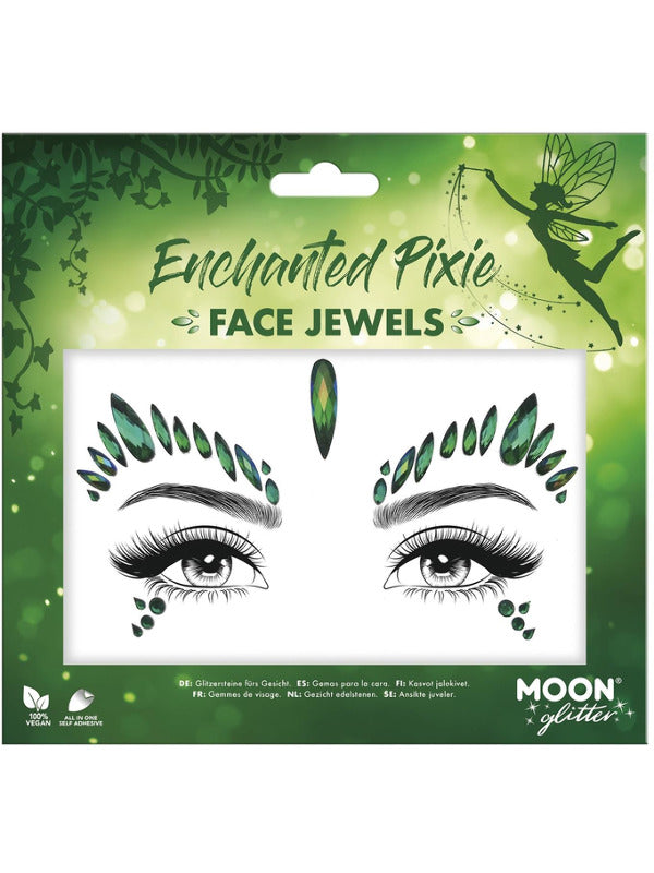 Moon Glitter Face Jewels, Enchanted Pixie Dress Loud