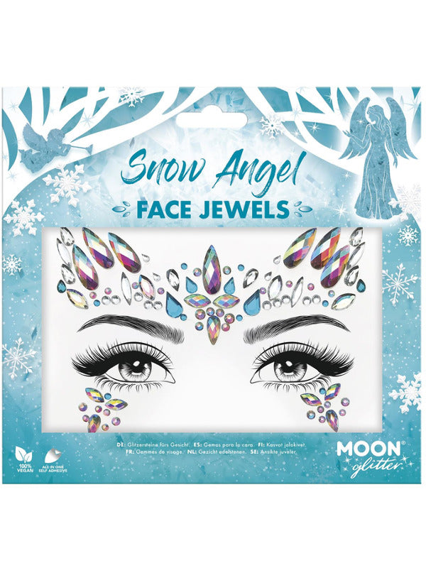Moon Glitter Face Jewels, Snow Angel Dress Loud
