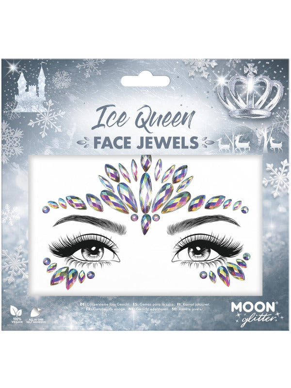 Moon Glitter Face Jewels, Ice Queen Dress Loud