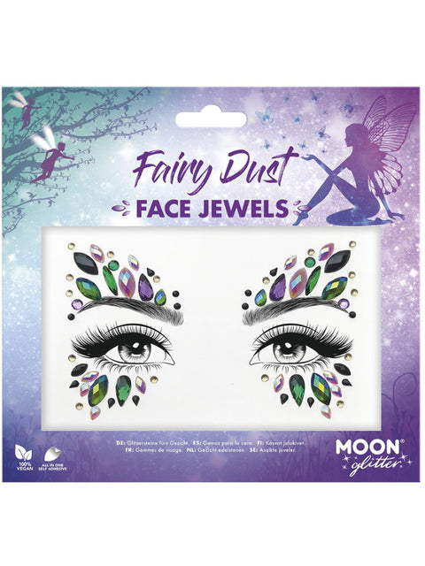 Moon Glitter Face Jewels, Fairy Dust Dress Loud
