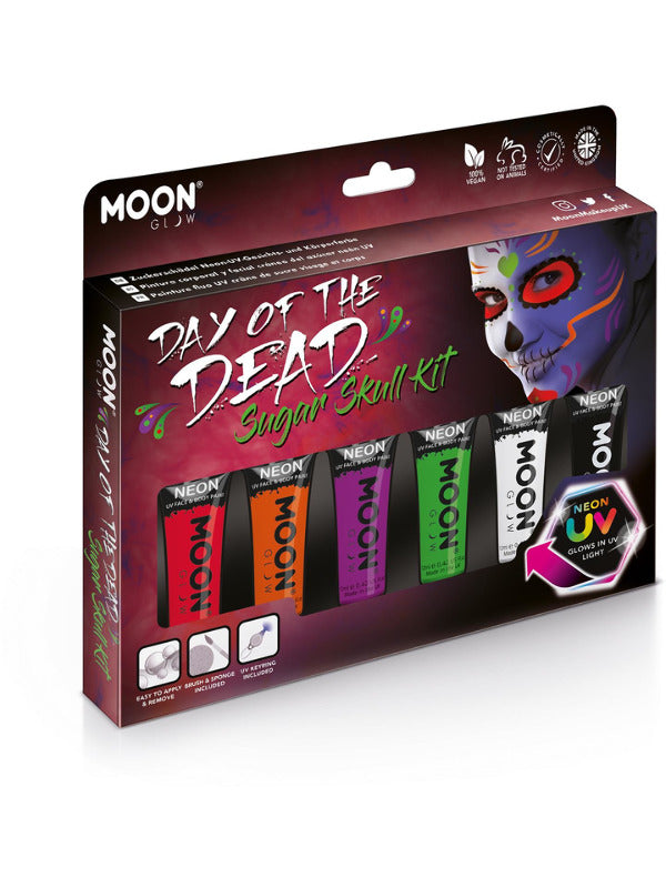 Moon Glow Intense Neon UV Face Paint, Assorted Dress Loud