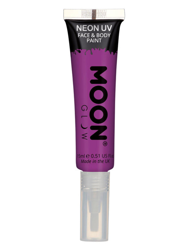 Moon Glow Intense Neon UV Face Paint, Purple Dress Loud
