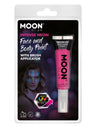 Moon Glow Intense Neon UV Face Paint, Hot Pink