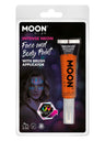 Moon Glow Intense Neon UV Face Paint, Orange