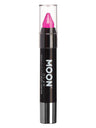 Moon Glow - Neon UV Glitter Body Crayons, Magenta