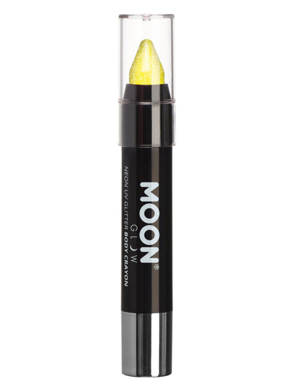 Moon Glow - Neon UV Glitter Body Crayons, Yellow Dress Loud