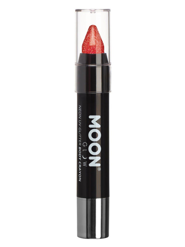 Moon Glow - Neon UV Glitter Body Crayons, Red Dress Loud