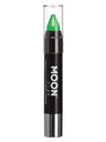 Moon Glow - Neon UV Glitter Body Crayons, Green