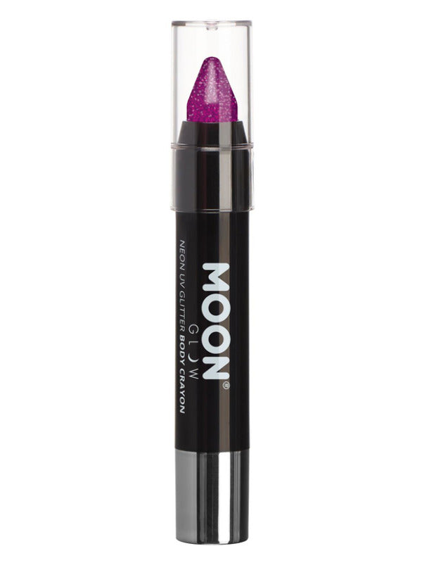 Moon Glow - Neon UV Glitter Body Crayons, Purple Dress Loud
