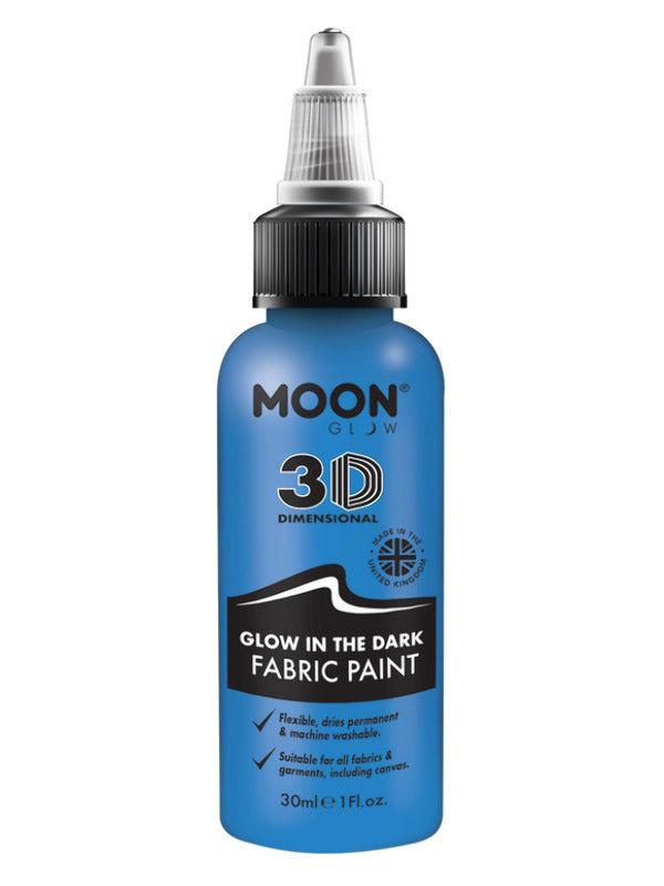Moon Glow - Glow in the Dark Fabric Paint, Blue Dress Loud