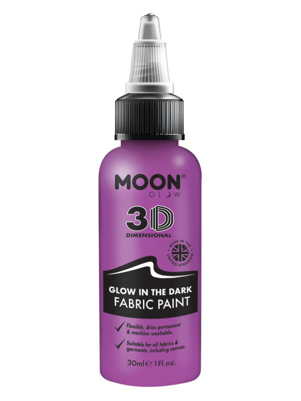 Moon Glow - Glow in the Dark Fabric Paint, Purple Dress Loud