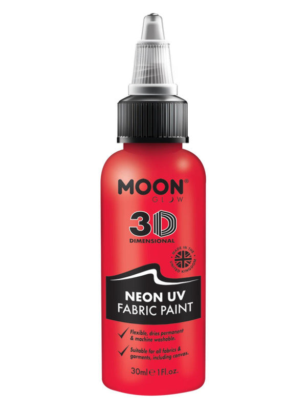 Moon Glow - Neon UV Intense Fabric Paint, Red Dress Loud