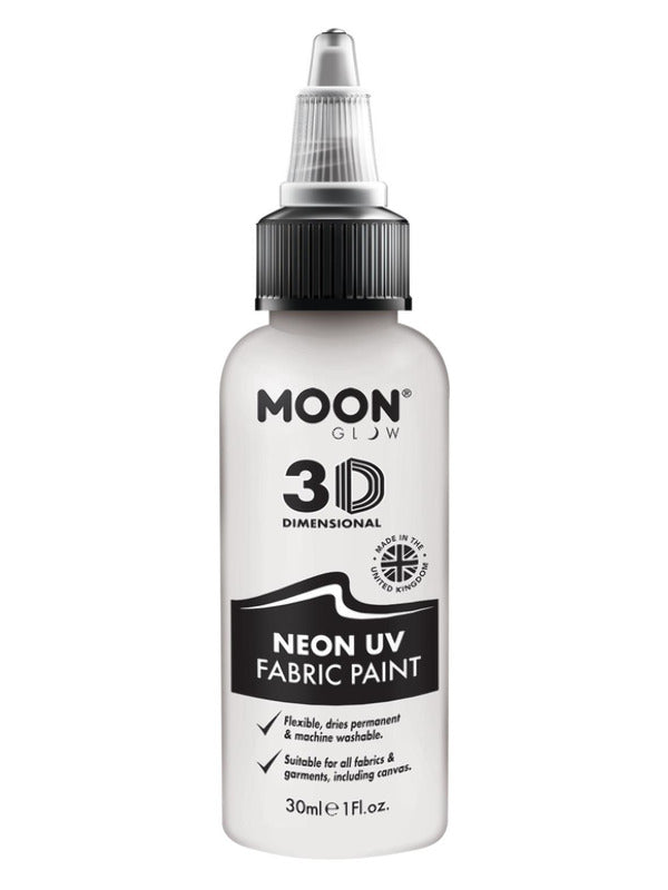 Moon Glow - Neon UV Intense Fabric Paint, White Dress Loud