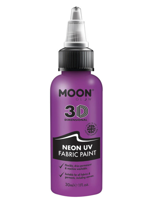 Moon Glow - Neon UV Intense Fabric Paint, Purple Dress Loud