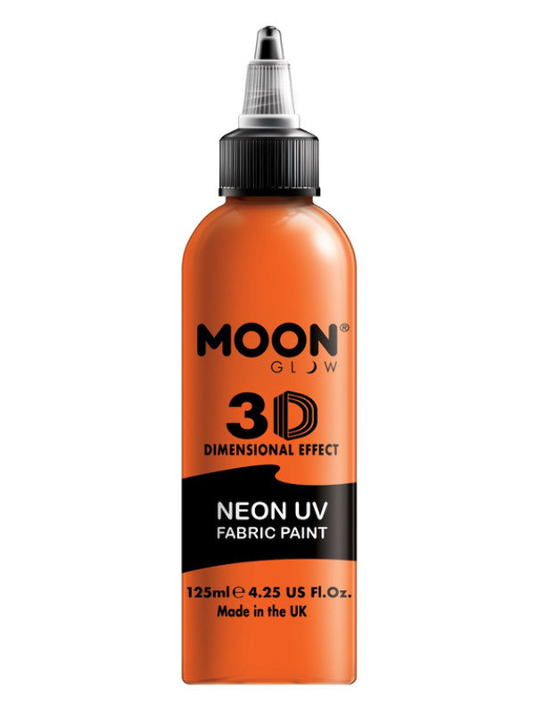 Moon Glow - Neon UV Intense Fabric Paint, Orange Dress Loud