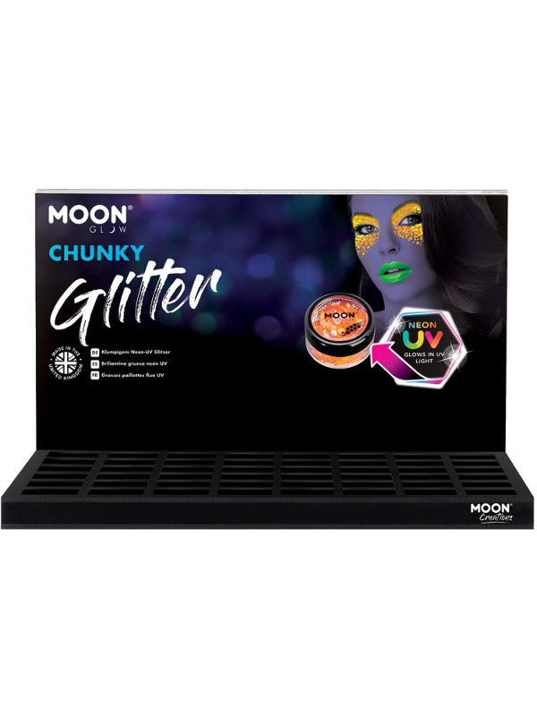 Moon Glow - Neon UV Chunky Glitter, Dress Loud