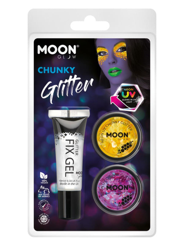 Moon Glow - Neon UV Chunky Glitter, Dress Loud