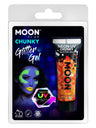 Moon Glow - Neon UV Chunky Glitter Gel, Orange
