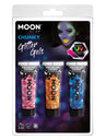Moon Glow - Neon UV Chunky Glitter Gel,