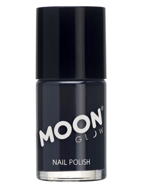 Moon Glow Pastel Neon UV Nail Polish, Black Dress Loud