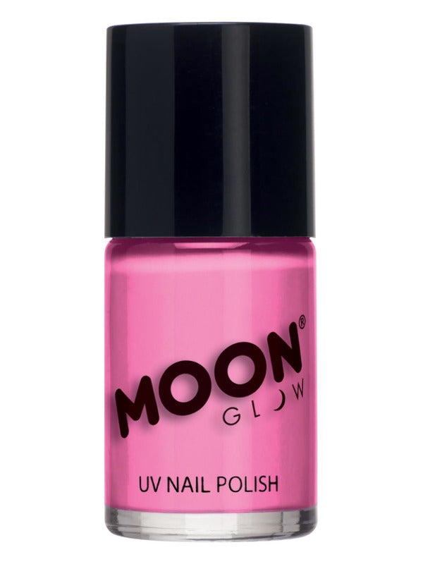 Moon Glow Pastel Neon UV Nail Polish, Pastel Pink Dress Loud
