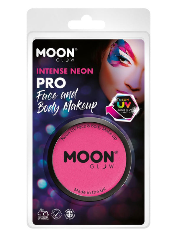 Moon Glow Pro Intense Neon UV Cake Pot, Hot Pink Dress Loud