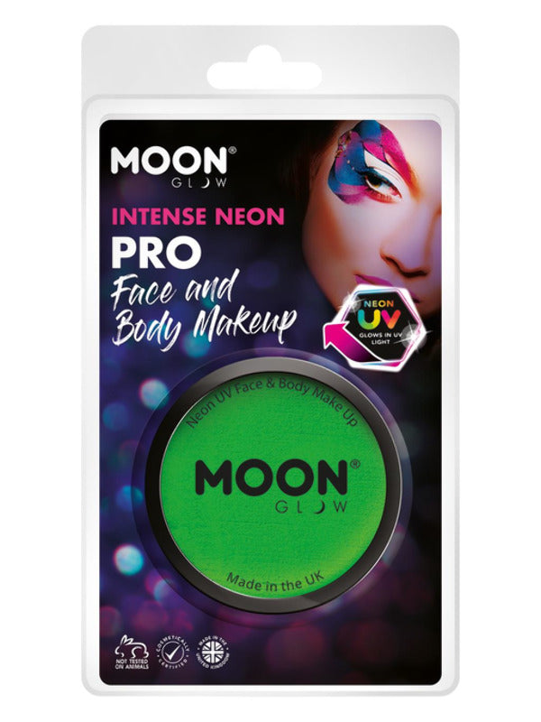 Moon Glow Pro Intense Neon UV Cake Pot, Intense Gr Dress Loud