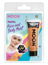 Moon Glow Pastel Neon UV Face Paint, Pastel Orange