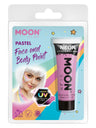 Moon Glow Pastel Neon UV Face Paint, Pastel Lilac