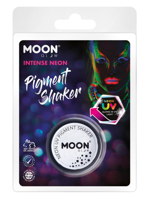Moon Glow Intense Neon UV Pigment Shakers, White Dress Loud