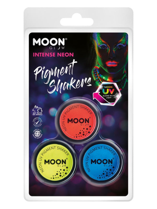Moon Glow Intense Neon UV Pigment Shakers, Dress Loud
